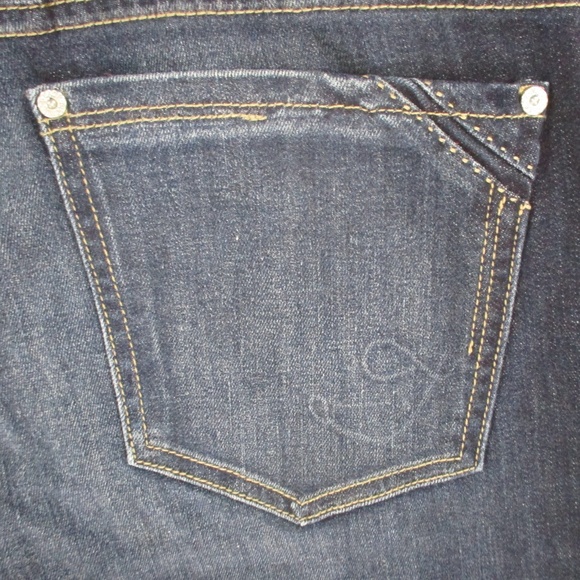 Buckle Black Jeans Women's 29 Dark Wash Bootcut Fit No.53 Mid Rise Stretch Denim - Picture 6 of 9